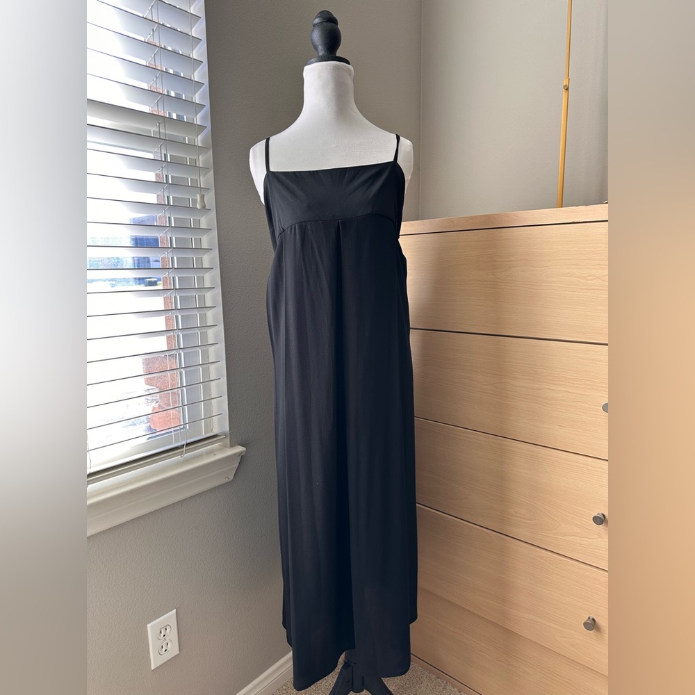 Who What Wear Black Maxi Dress